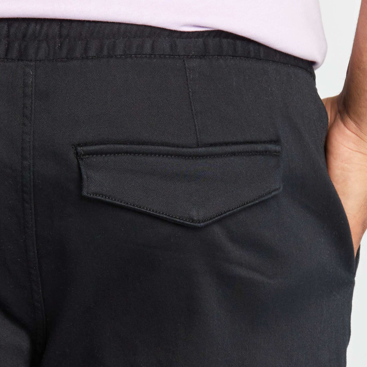 Multi-pocket trousers black