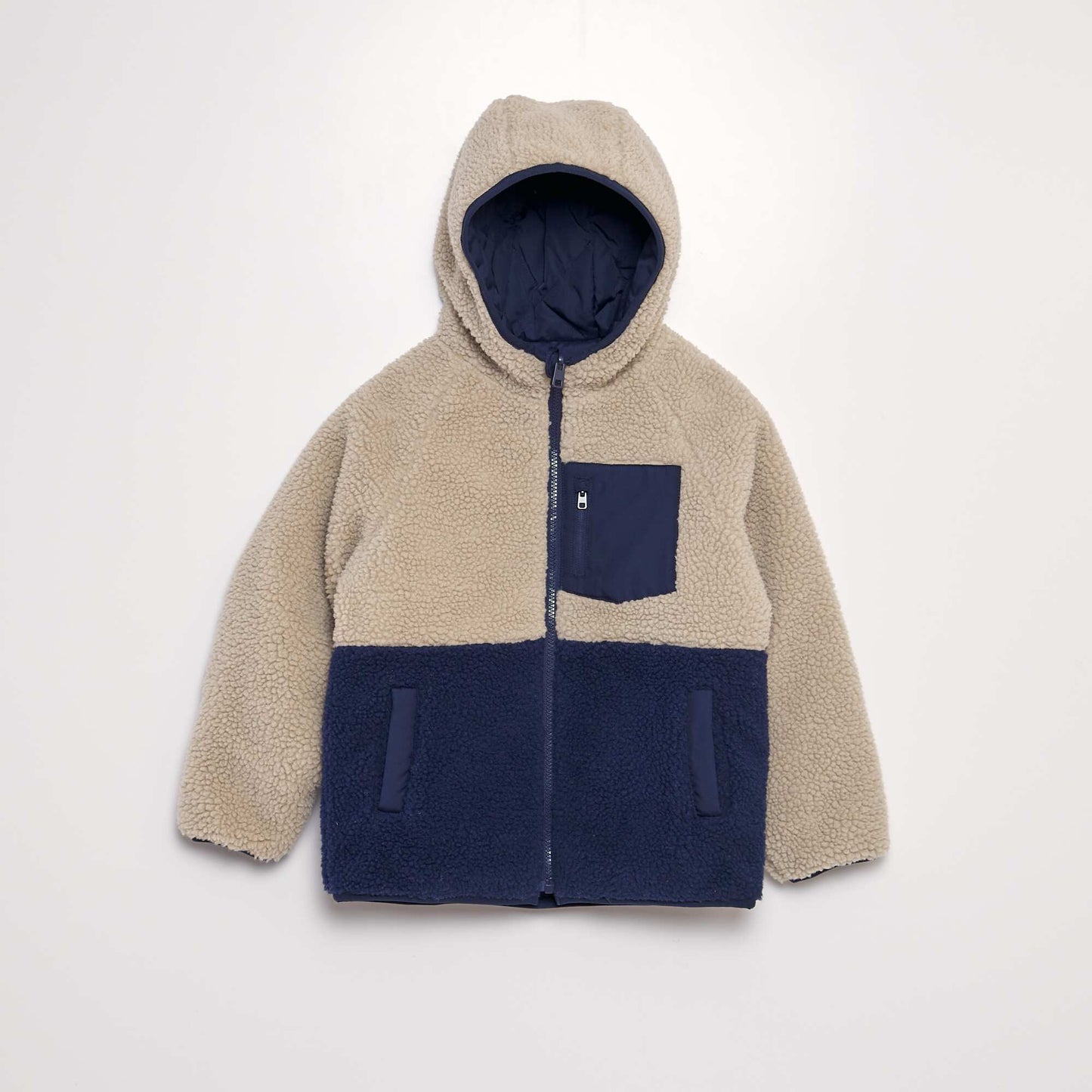 Reversible Sherpa jacket BEIGE