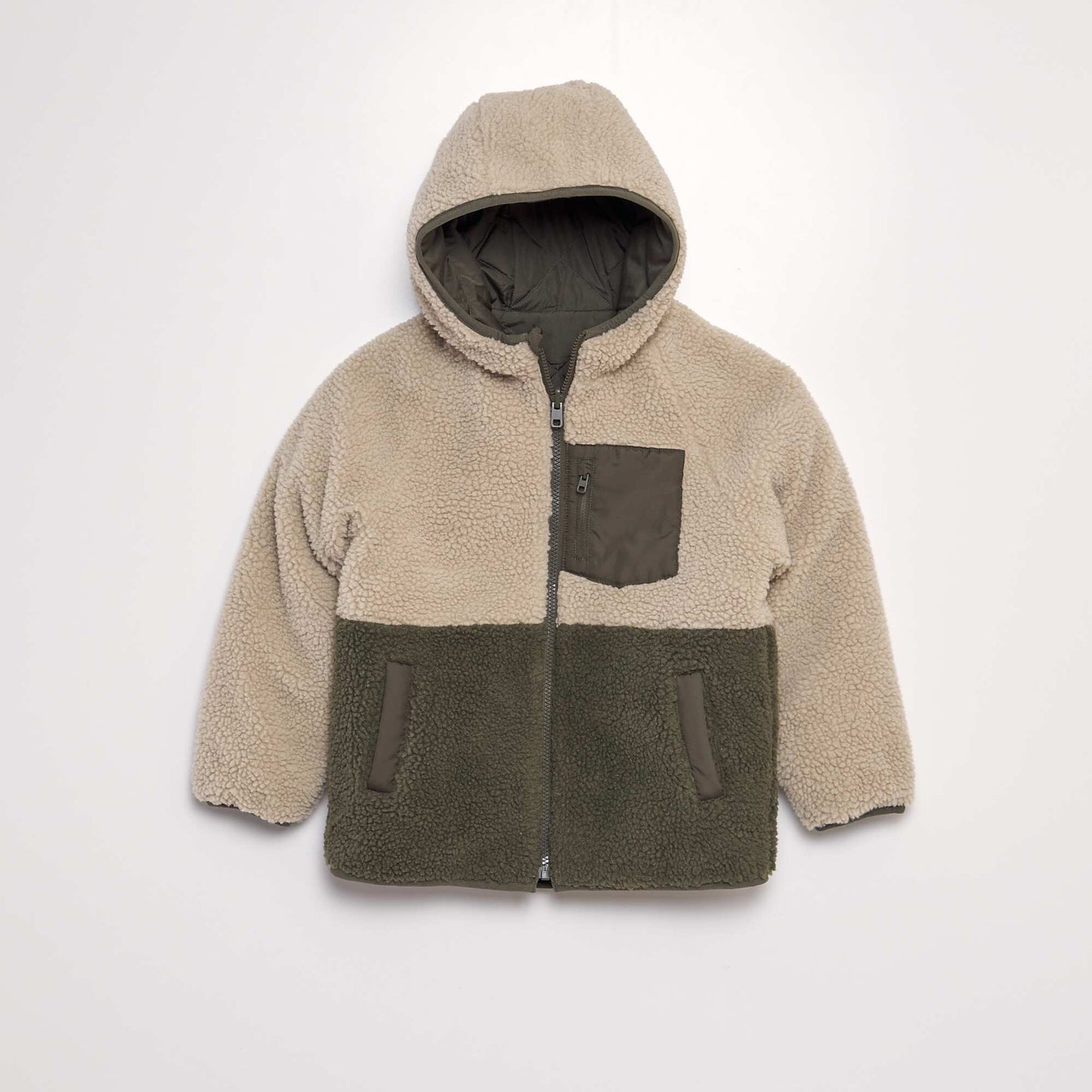 Reversible Sherpa jacket BEIGE