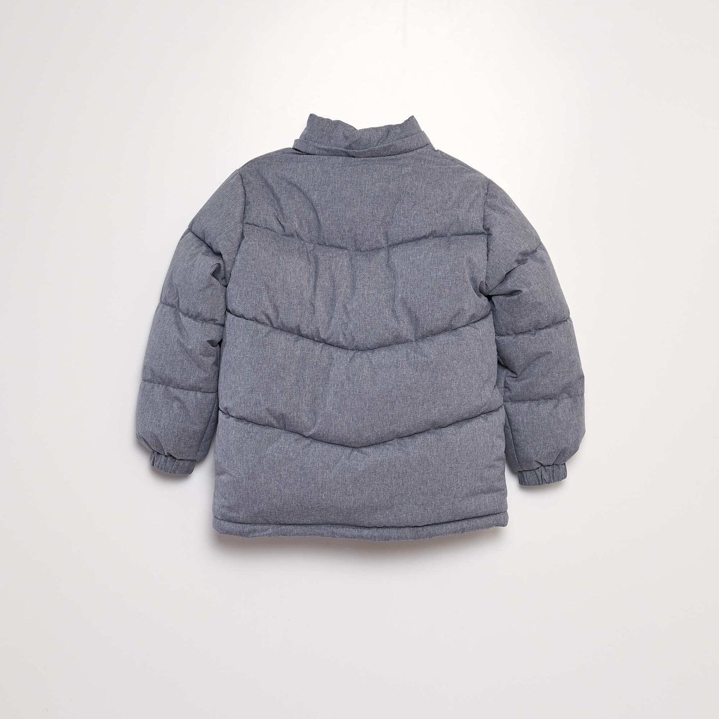 Mid-length quilted padded jacket GREY