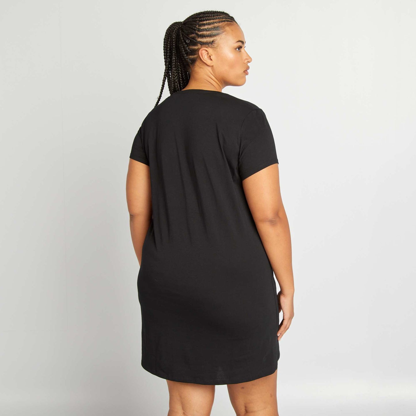 Jersey nightshirt BLACK