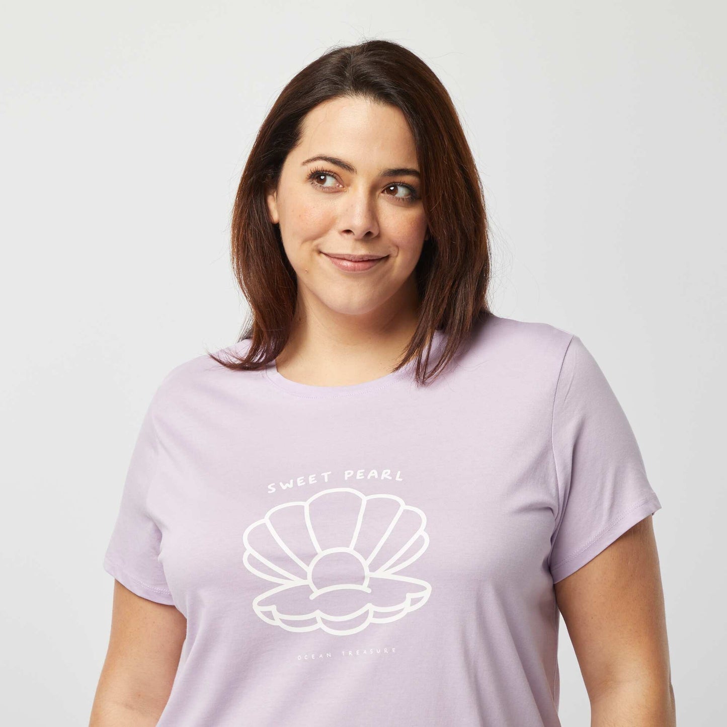 Jersey nightshirt PURPLE