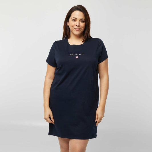 Jersey nightshirt BLUE
