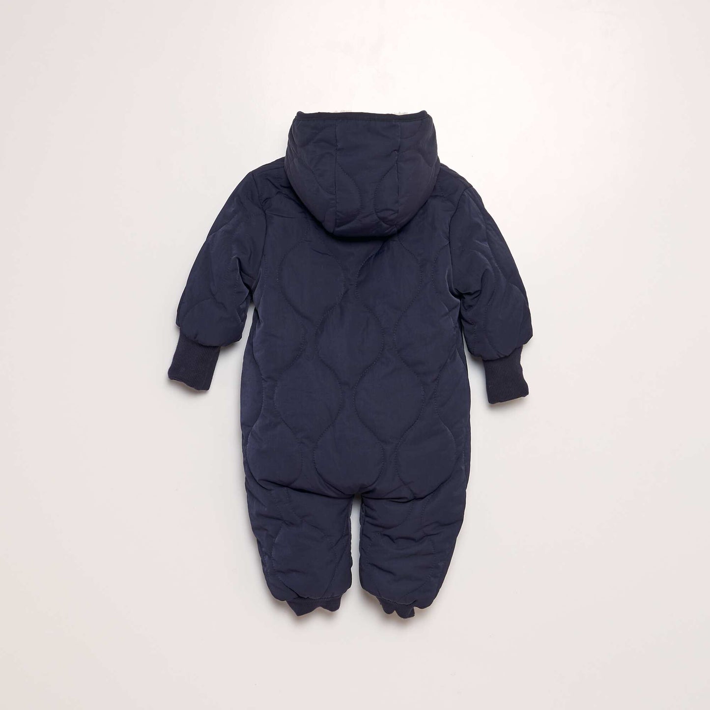 Sherpa-lined snowsuit BLUE