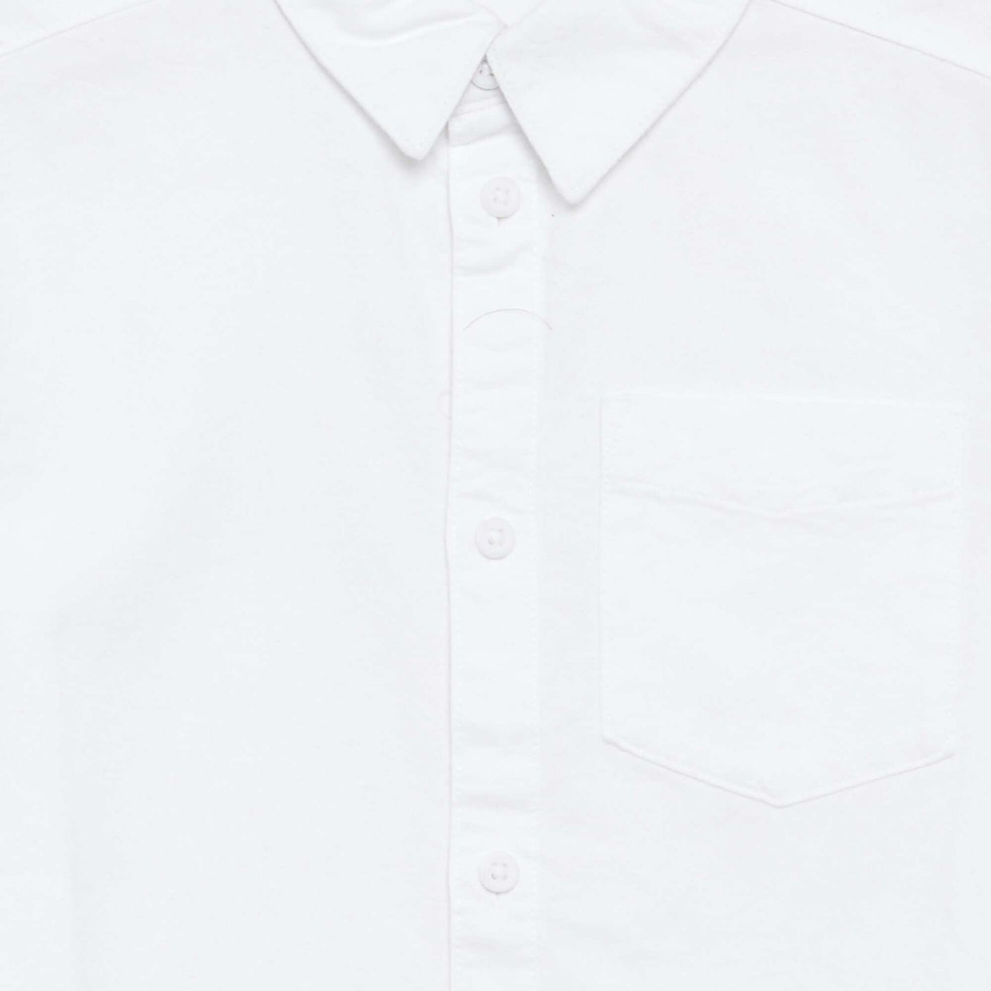 Long-sleeved Oxford Shirt WHITE