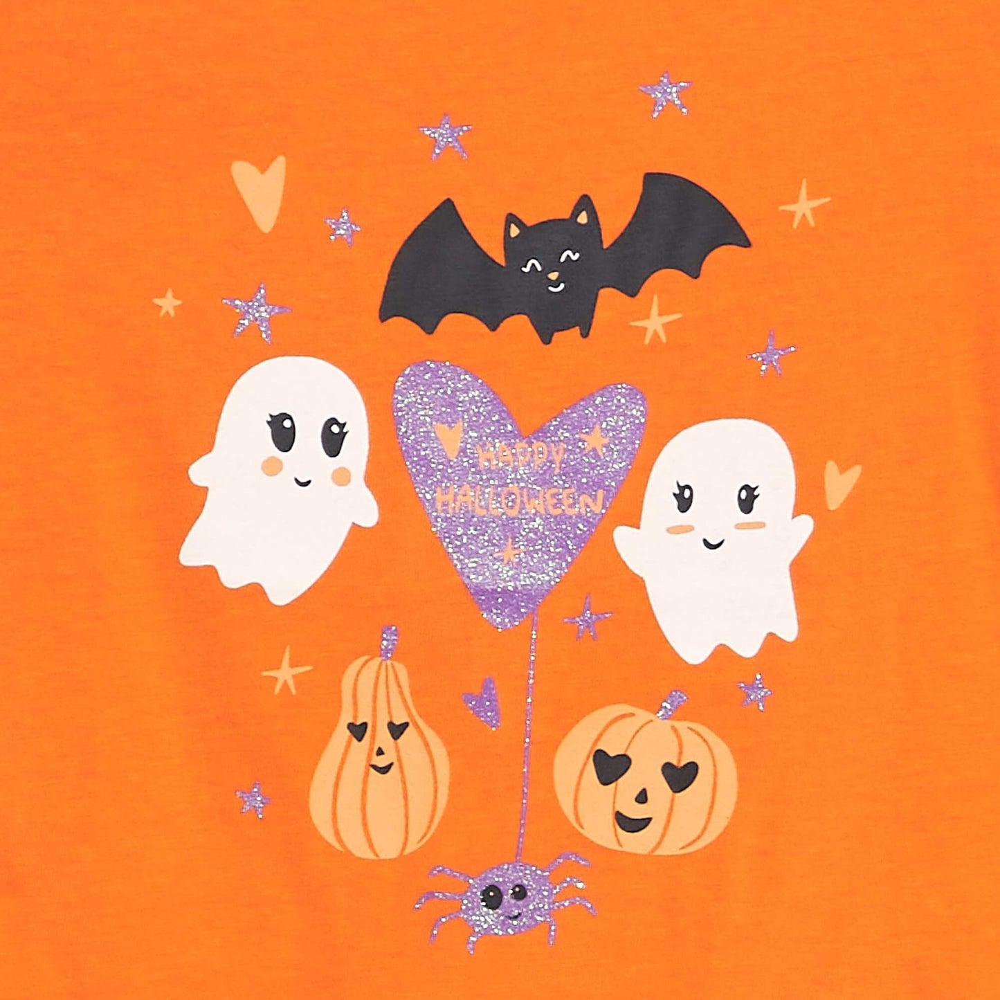 'Halloween' T-shirt with short sleeves ORANGE