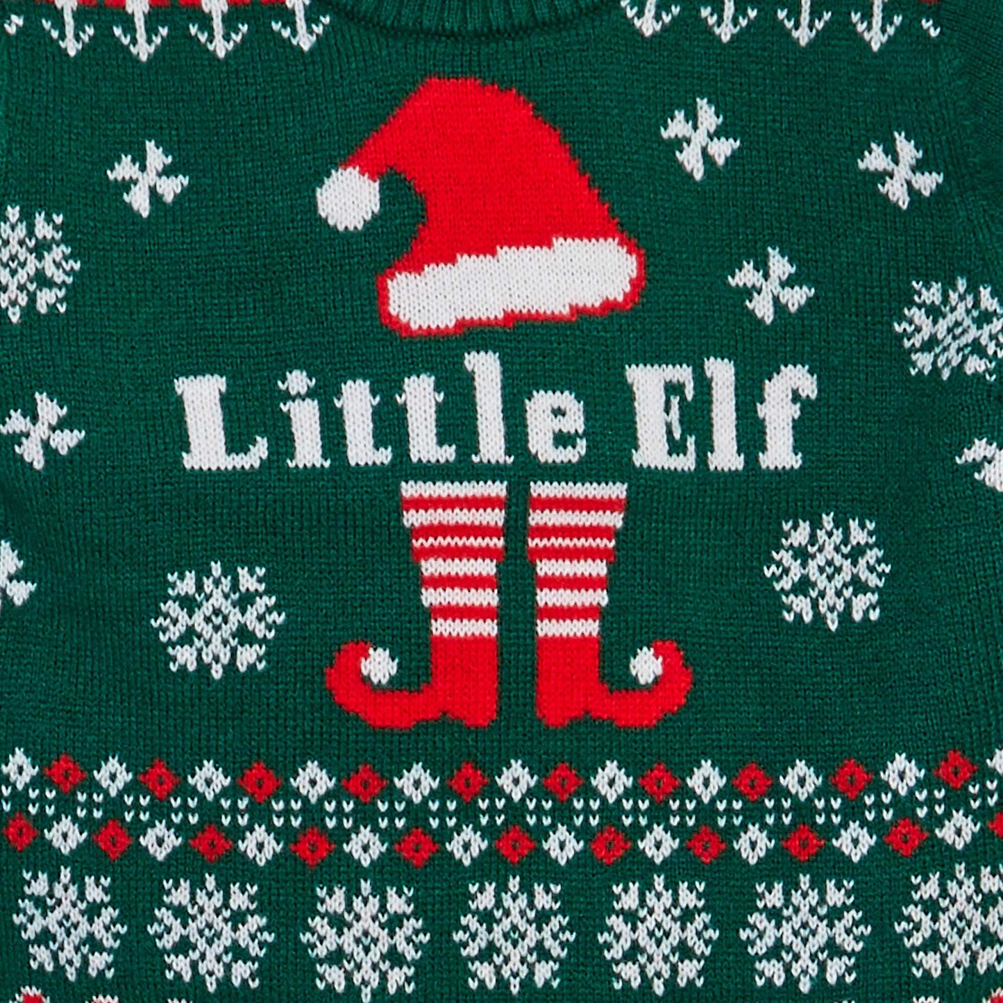 Elf Christmas jumper GREEN