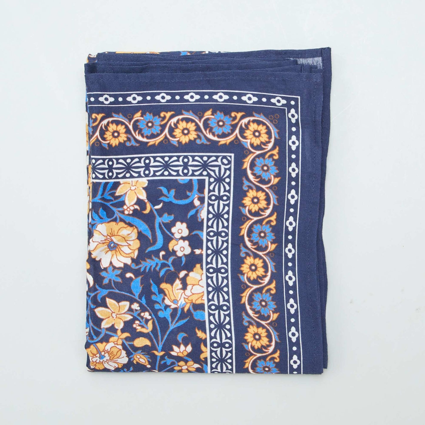 Rectangular scarf BLUE