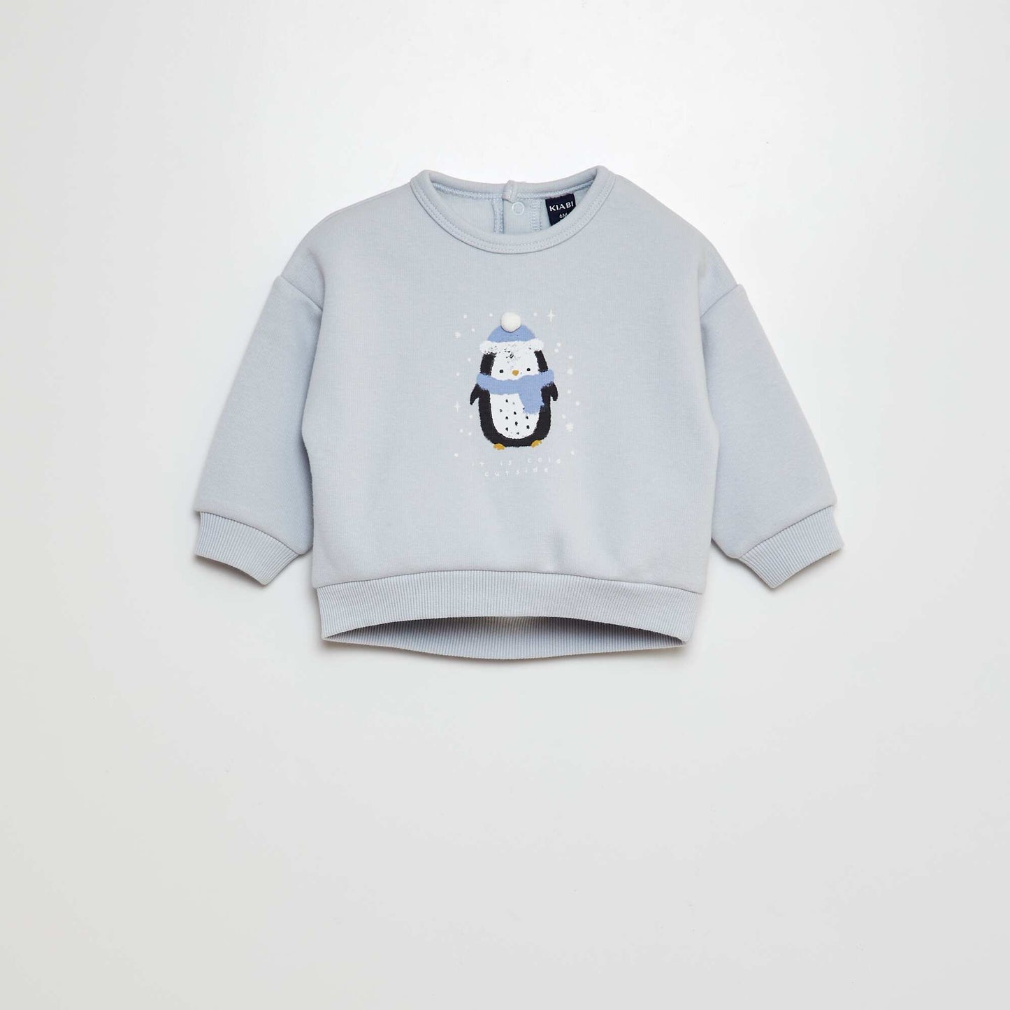 Velour Christmas sweatshirt GREY