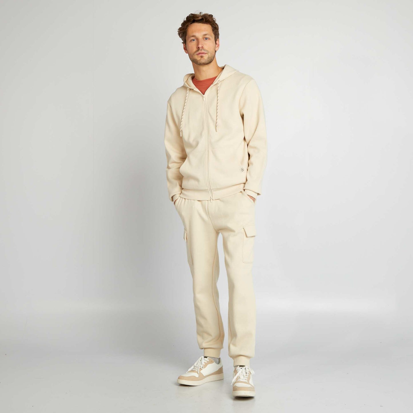 Multi-pocket joggers BEIGE