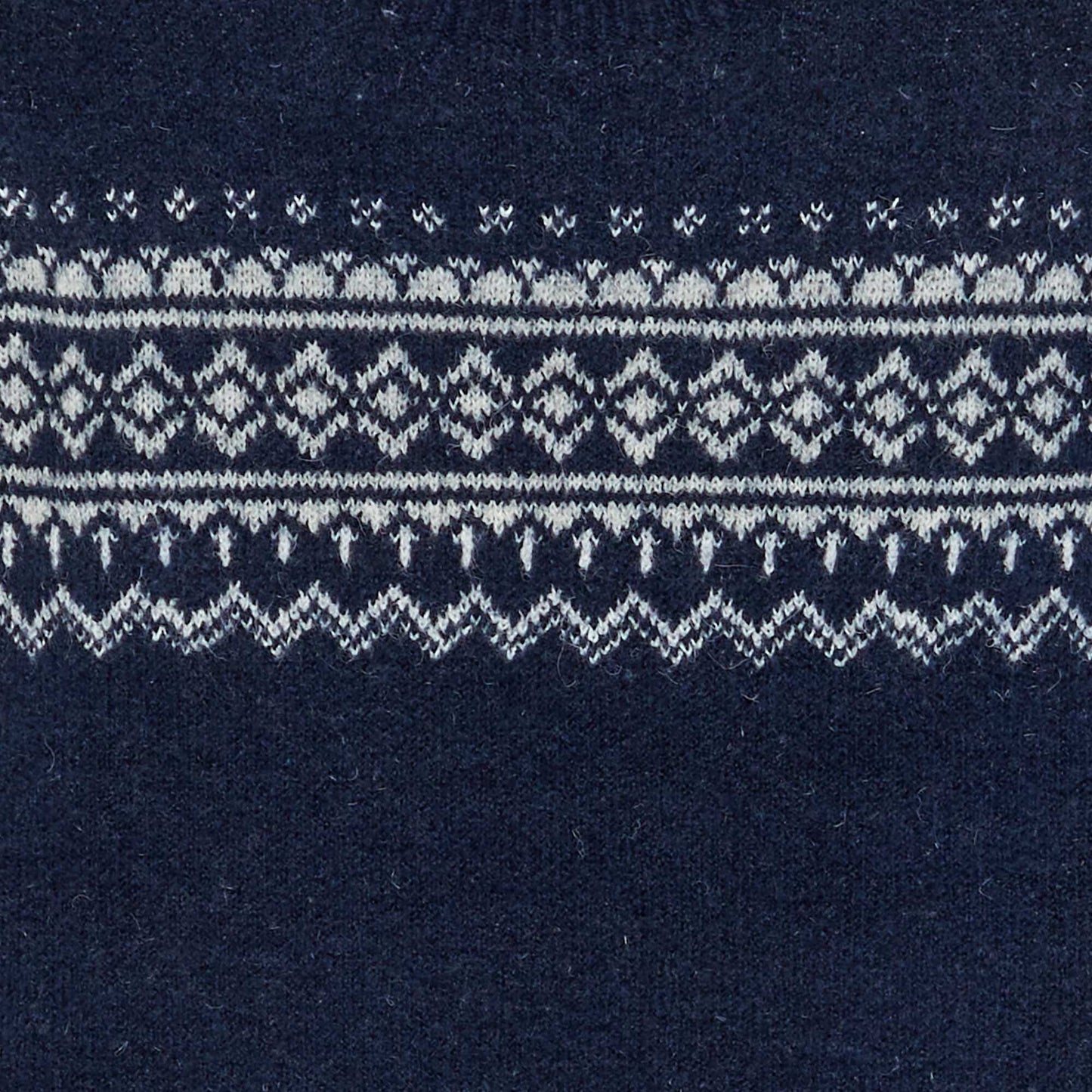 Jacquard deer jumper BLUE