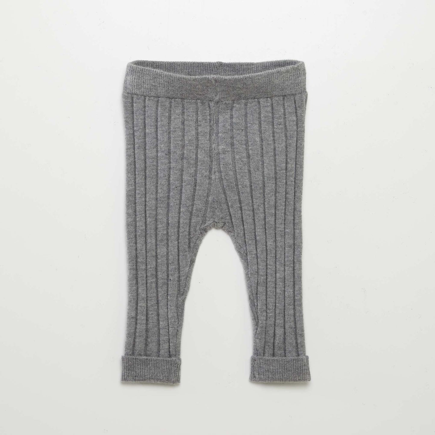 Ribbed leggings + socks GREY