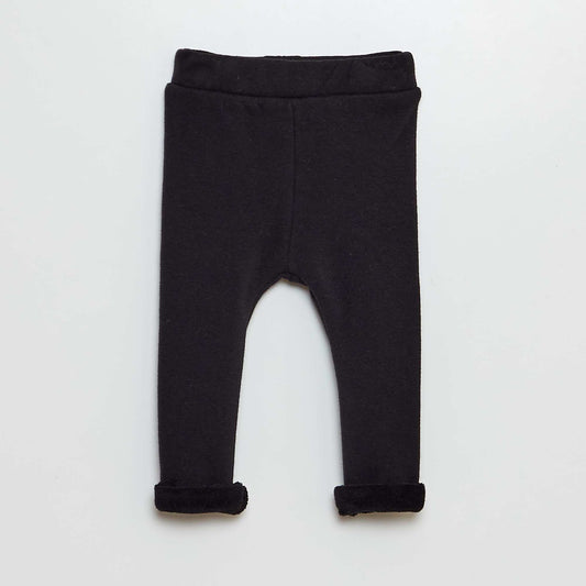 Knit leggings black