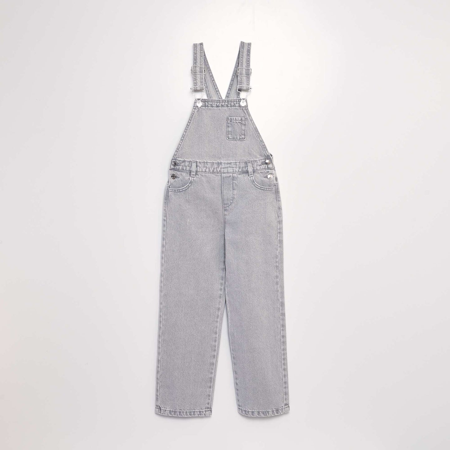 Denim dungarees GREY