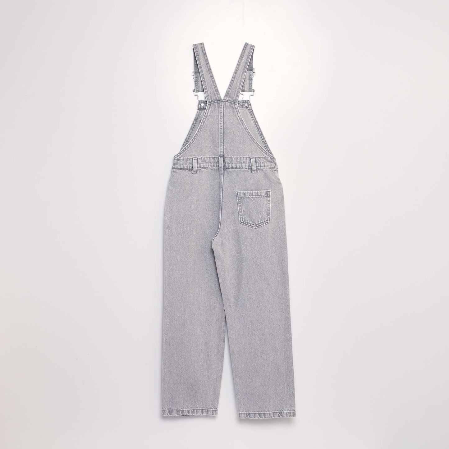 Denim dungarees GREY