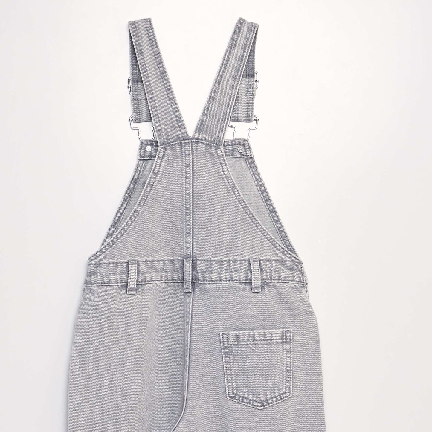 Denim dungarees GREY