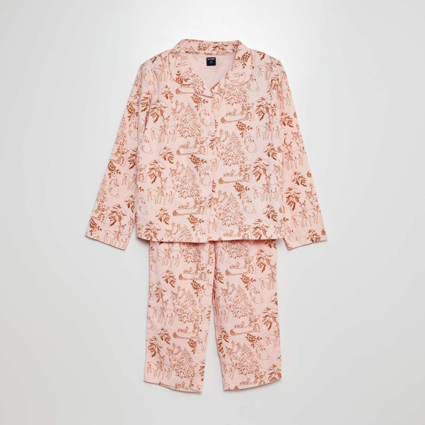 Flannel pyjama set - 2-piece set PINK