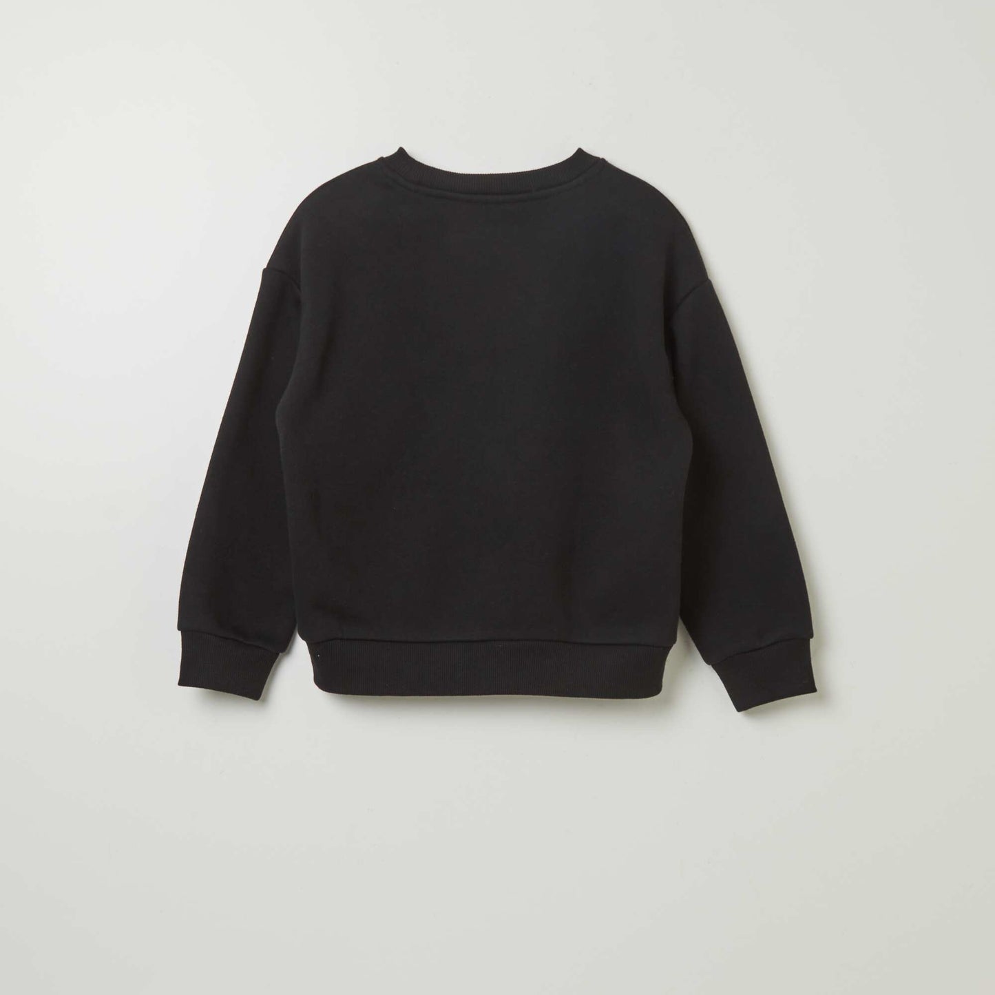 Plain sweatshirt BLACK