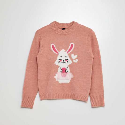 Fun Christmas jumper PINK