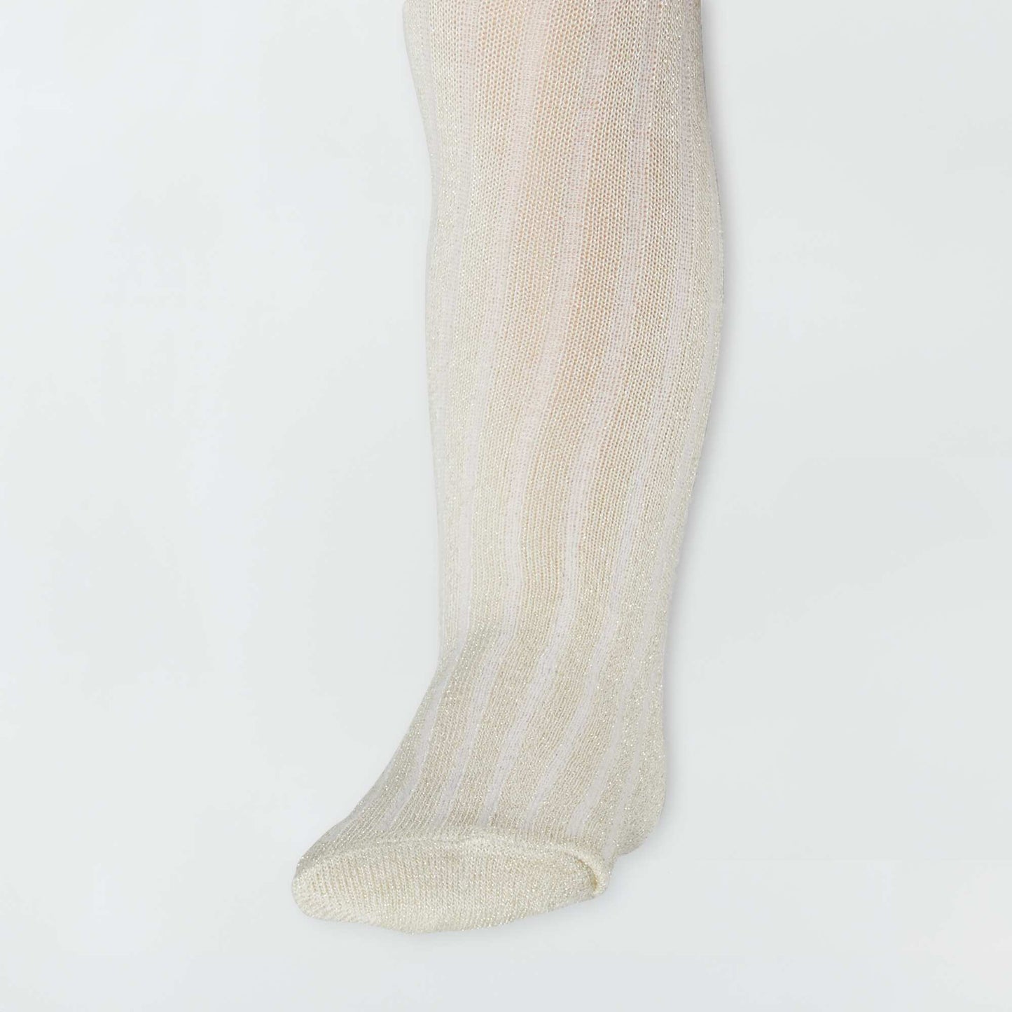 Pack of warm glittery tights WHITE