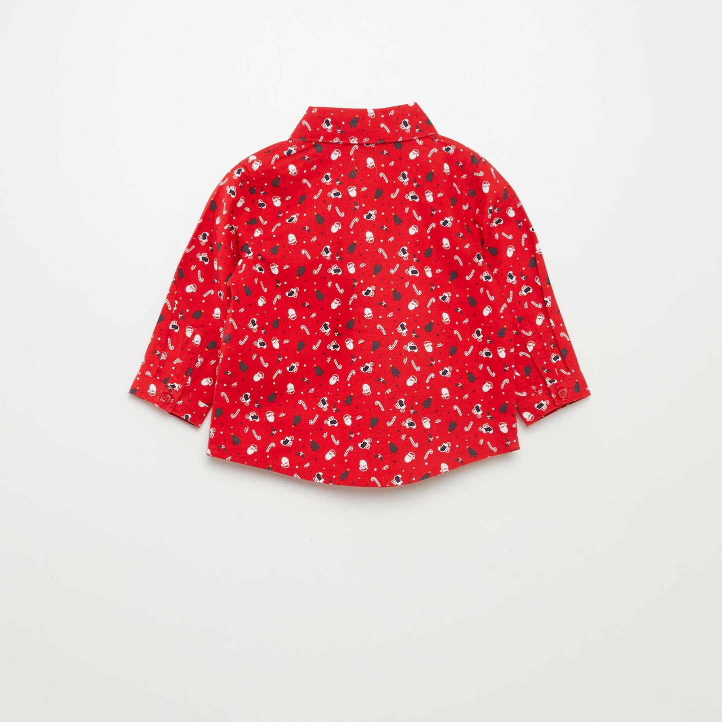 Christmas print shirt RED