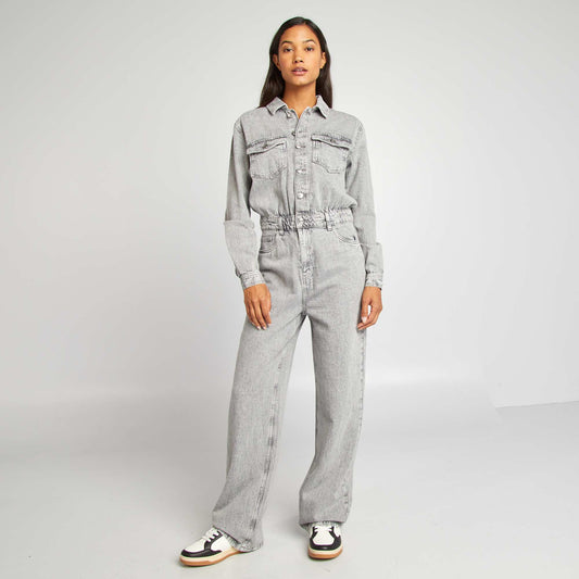 Denim jumpsuit GREY