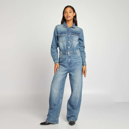 Denim jumpsuit BLUE