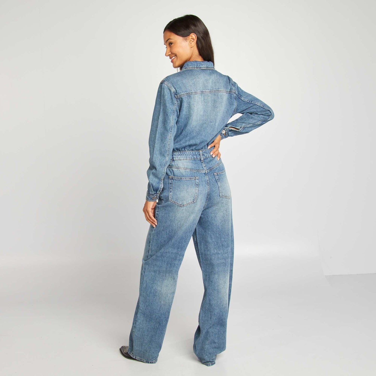 Denim jumpsuit BLUE