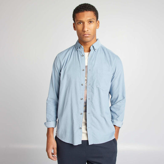 Corduroy shirt BLUE