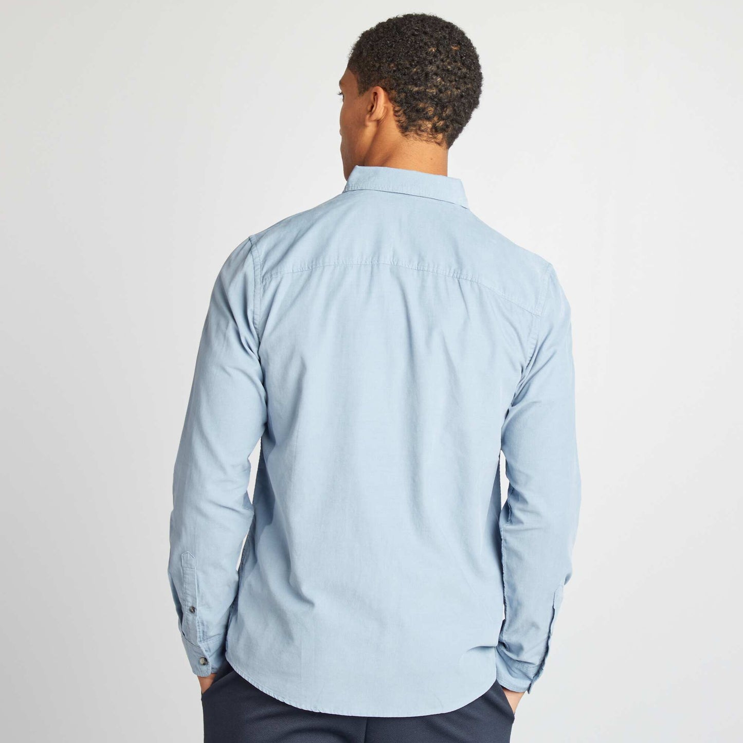 Corduroy shirt BLUE