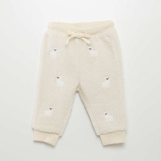 Teddy trousers WHITE