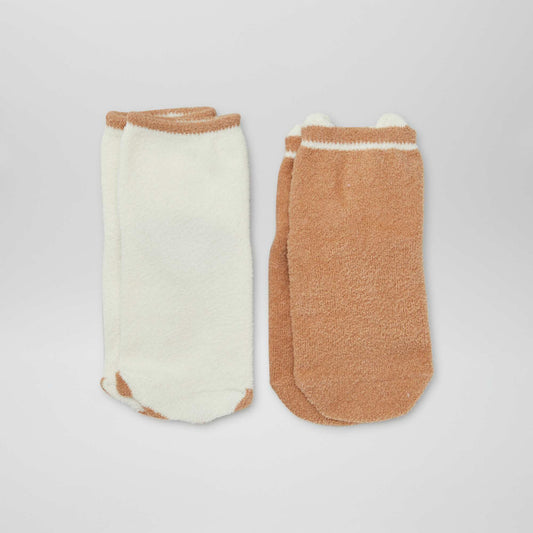 No-slip socks BROWN