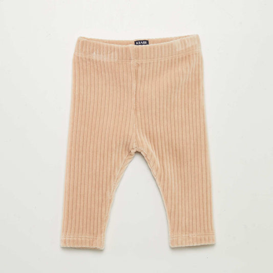 Corduroy leggings BEIGE