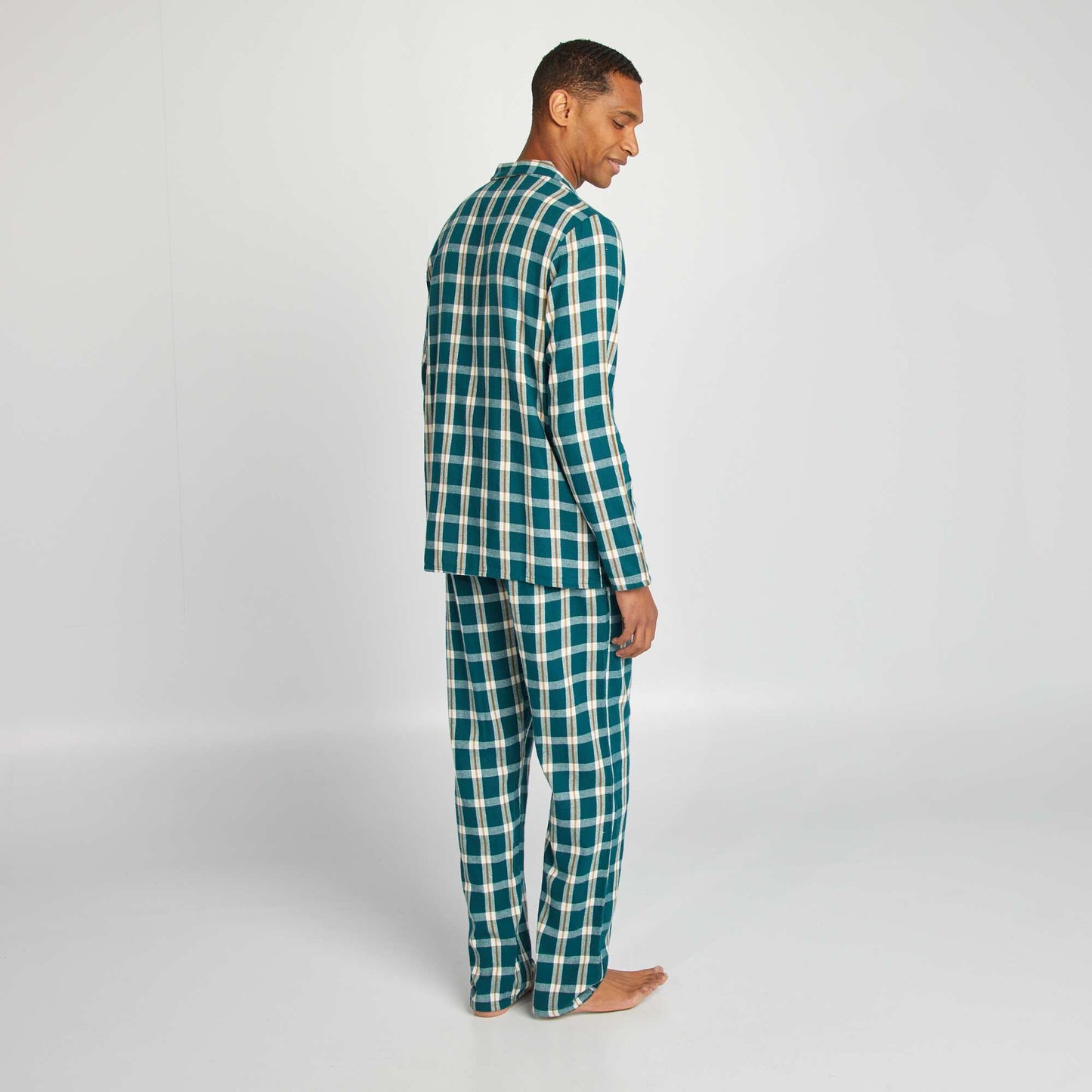 Checked 2-piece pyjamas GREEN