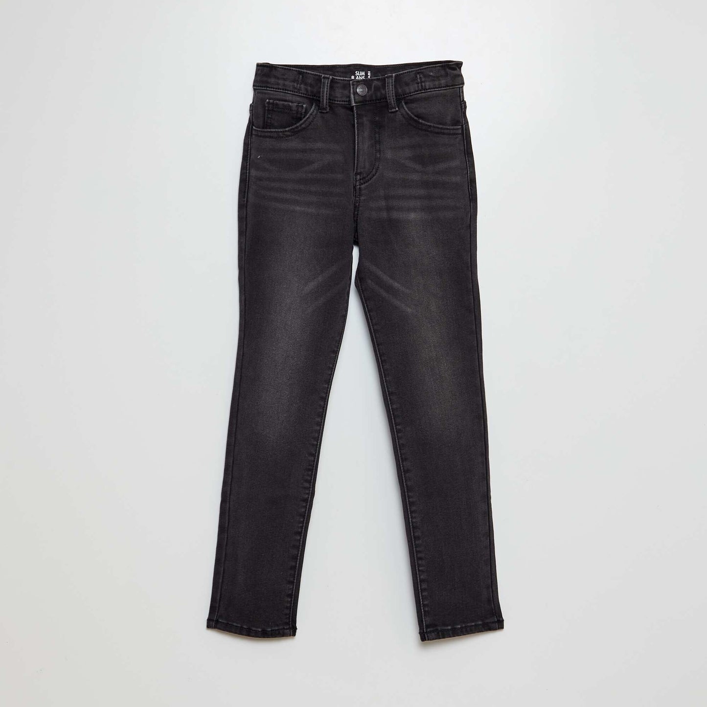 Plain slim-fit jeans GREY