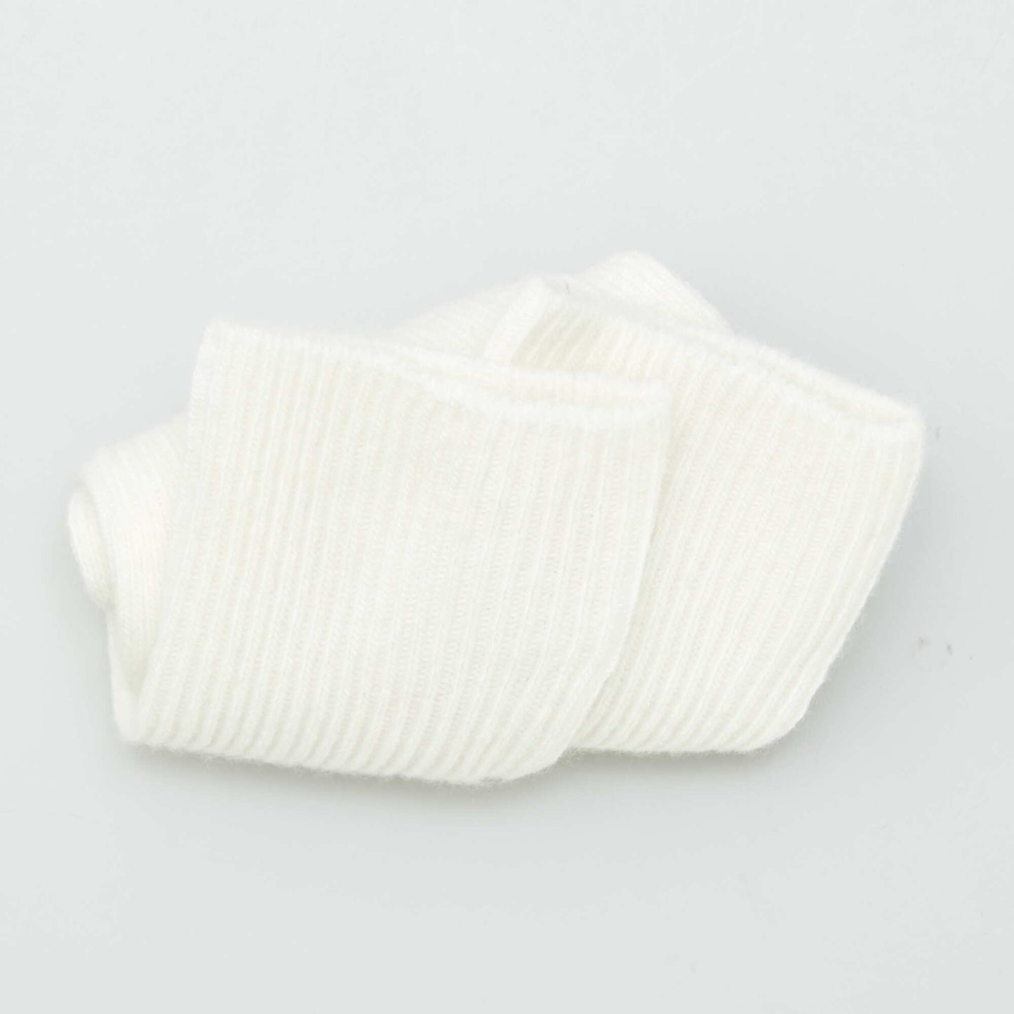 Pair of wool and cashmere blend socks WHITE