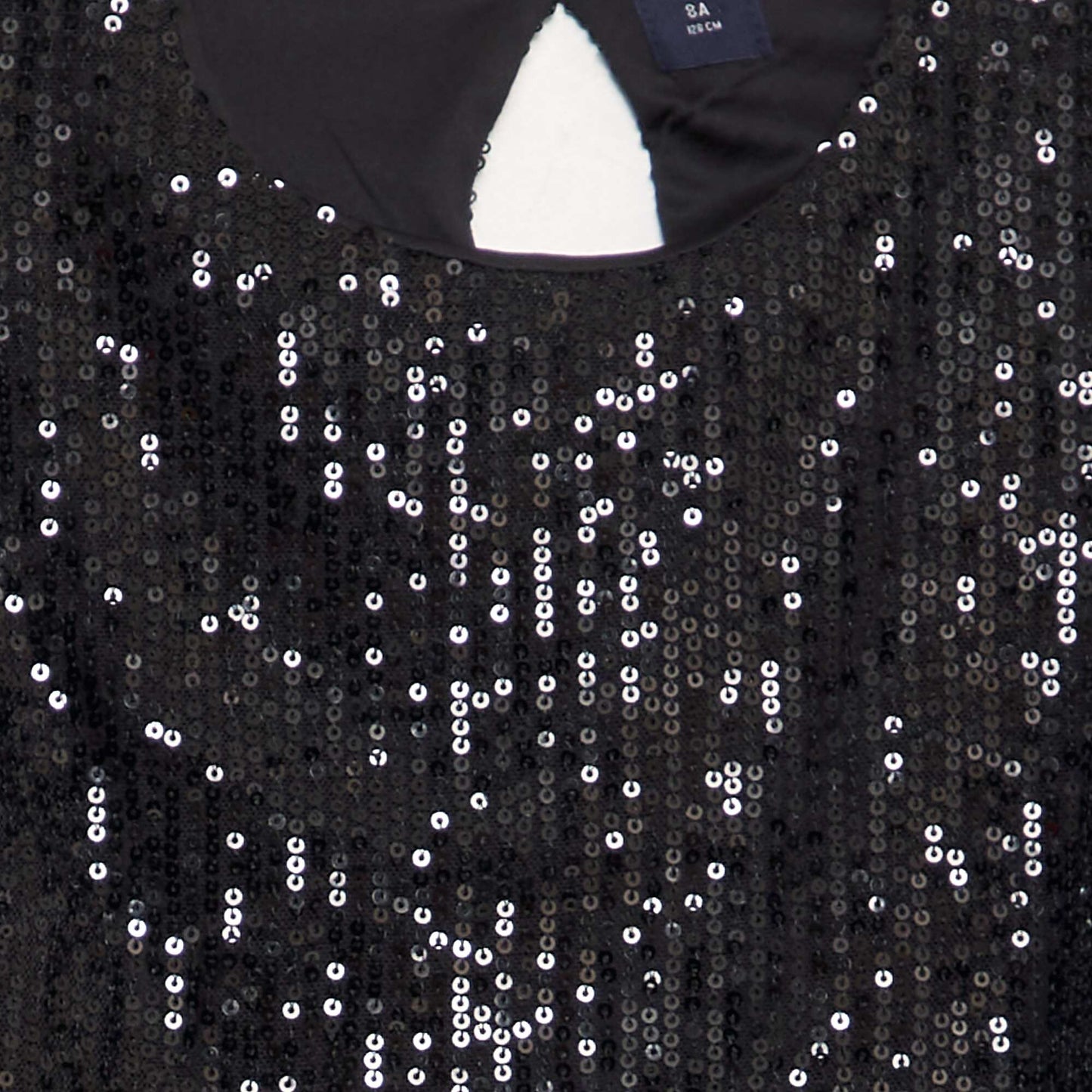 Sequined T-shirt black