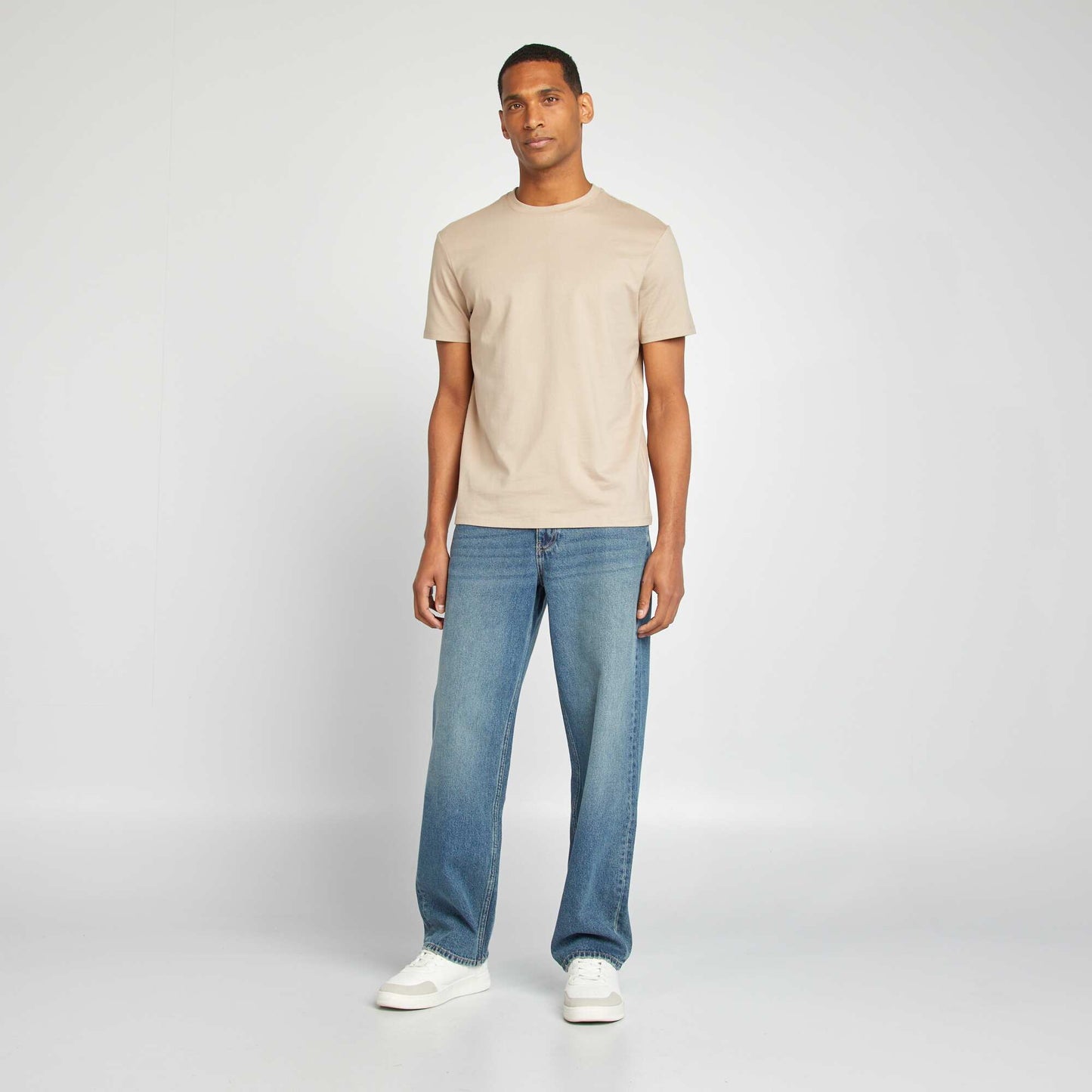 5-pocket relaxed regular-fit jeans BLUE