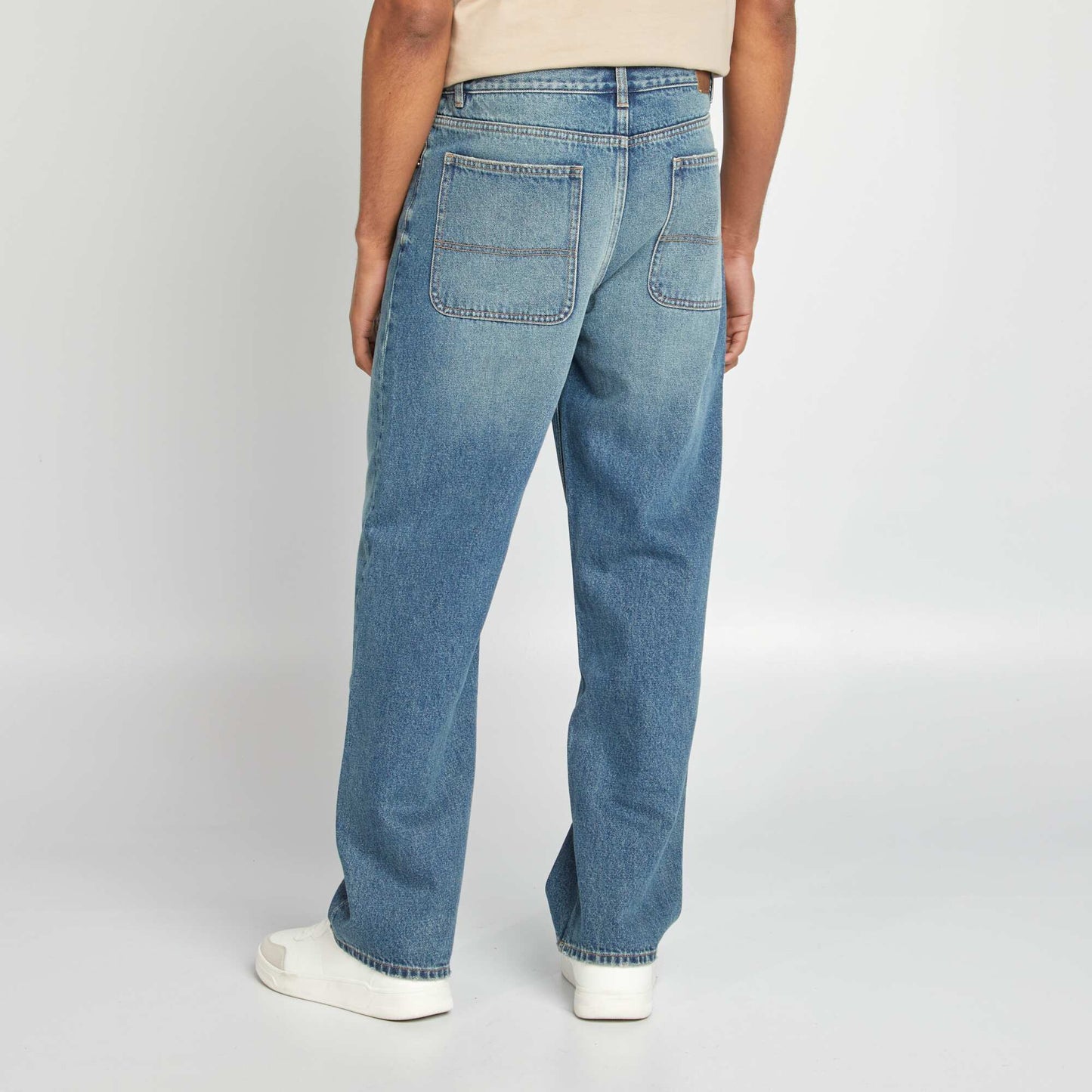 5-pocket relaxed regular-fit jeans BLUE