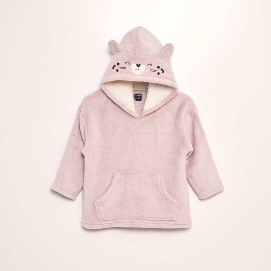 Fleece hoodie PINK