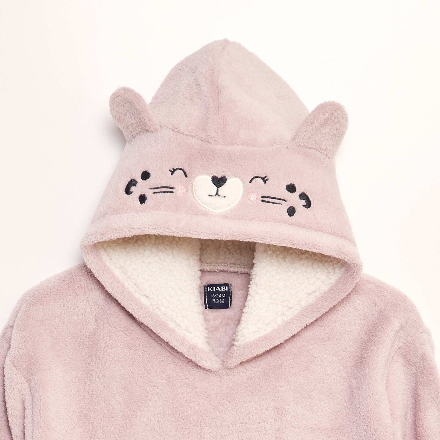 Fleece hoodie PINK