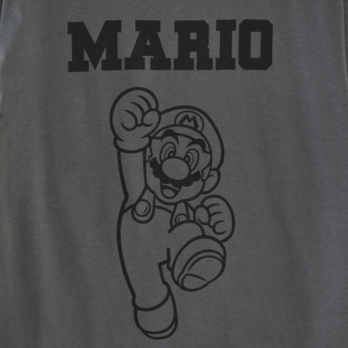 Super Nintendo Mario Luigi T-shirt GREY