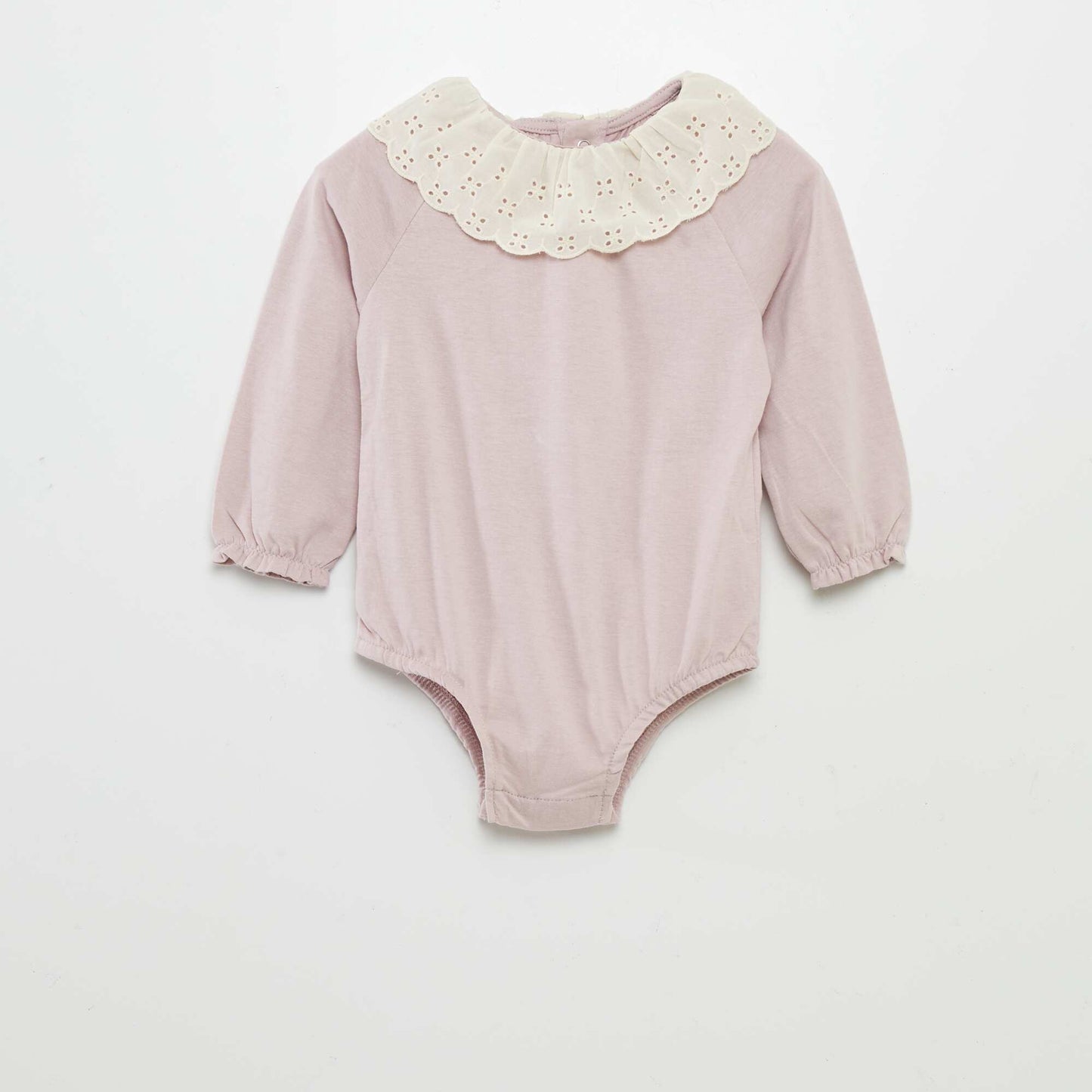 Bodysuit with Peter Pan collar PURPLE