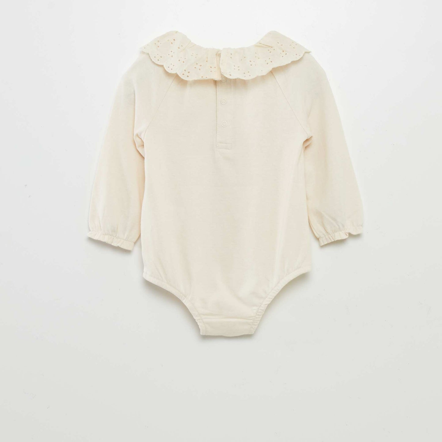 Bodysuit with Peter Pan collar WHITE