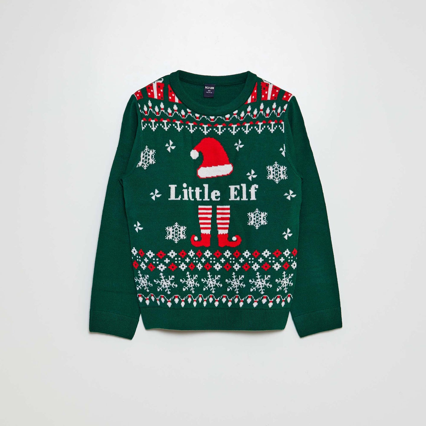 Elf Christmas jumper GREEN