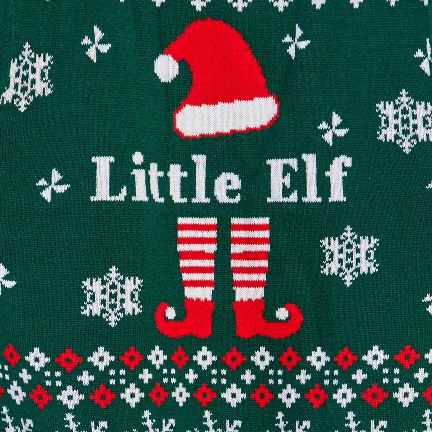 Elf Christmas jumper GREEN