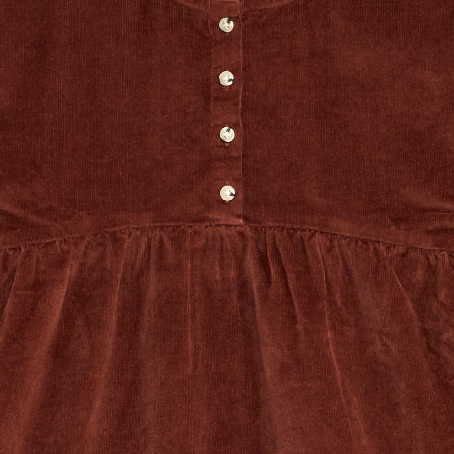 Corduroy dress RED