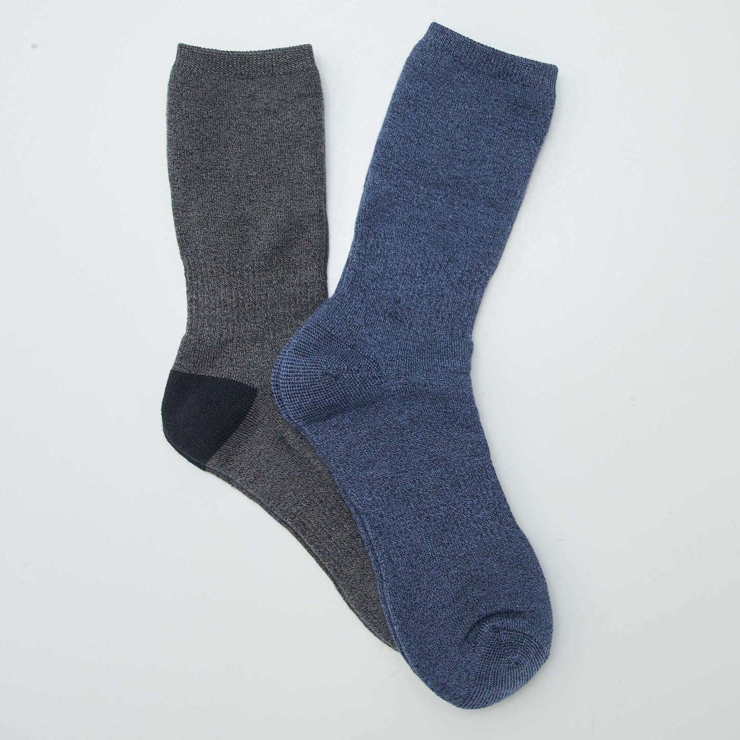 Pack of 2 pairs of warm socks BLUE