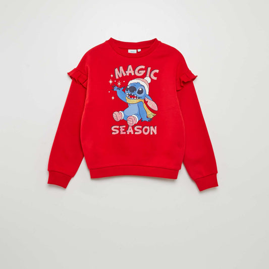 Stitch sweatshirt RED