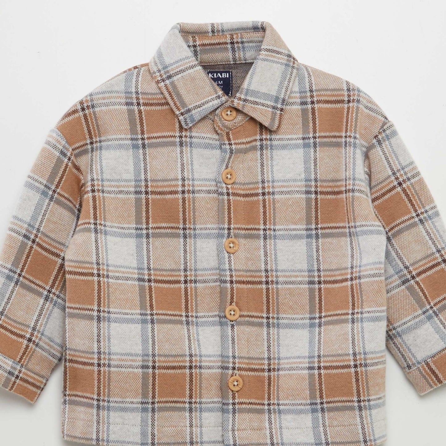 Checked shirt WHITE